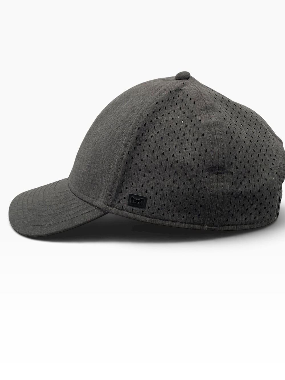 Melin A-Game Hydro Hat Mens Charcoal Gray Snapback Performance Waterproof Cap
